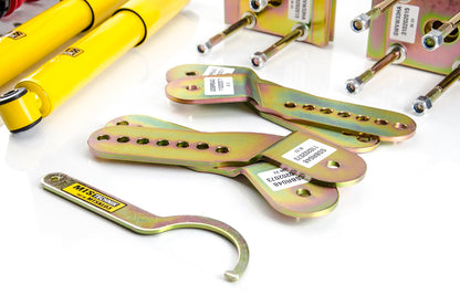 MTS Technik XMTSGWVW93 STREET COILOVER KIT W/ CAMBER ADJUST TOP MOUNTS (INOX) FOR VOLKSWAGEN CADDY III BOX BODY/MPV (2K/2C)