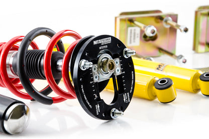 MTS Technik XMTSGWVW98 STREET COILOVER KIT W/ CAMBER ADJUST TOP MOUNTS (INOX) FOR VOLKSWAGEN CADDY III BOX BODY/MPV (2K/2C)