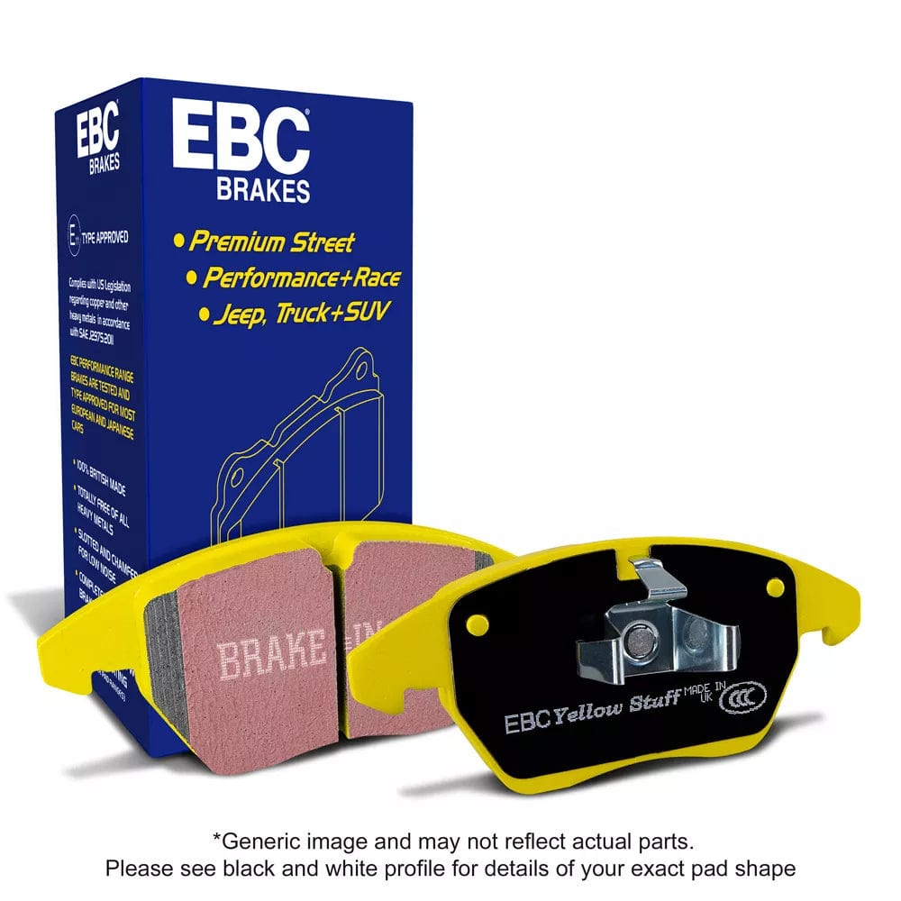 EBC DP42492R Audi Bentley Porsche Yellowstuff Brake Pads (Inc. RS6, Continental & Taycan)