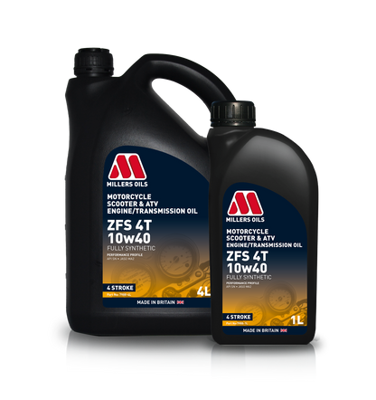 Millers Oils 7988 ZFS 4T 10w40 Fully Synthetic Engine/Transmission Oil