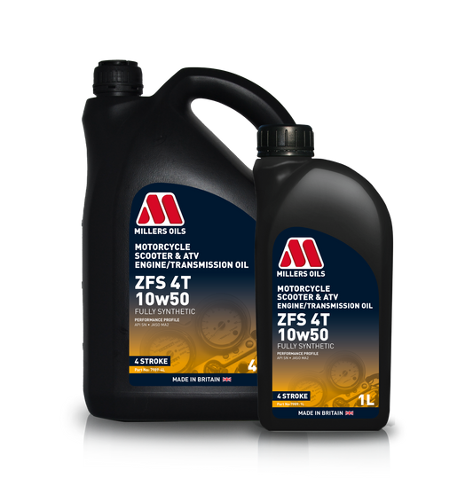 Millers Oils 7989 ZFS 4T 10w50 Fully Synthetic Engine/Transmission Oil