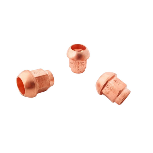 A.I.TECH AIT-DADO-5 STEEL COPPERED NUT 14X1,5 FOR VW / AUDI / PORSCHE / SEAT