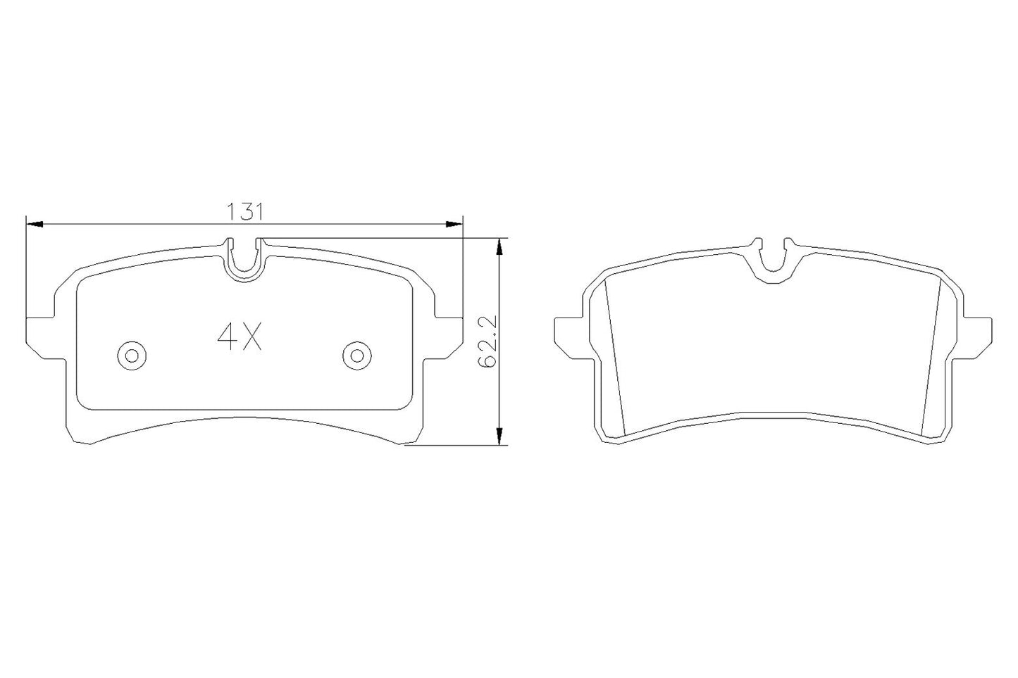 BOGAP A8210259 Brake Pad Set, Disc Brake | ML Performance Car Parts