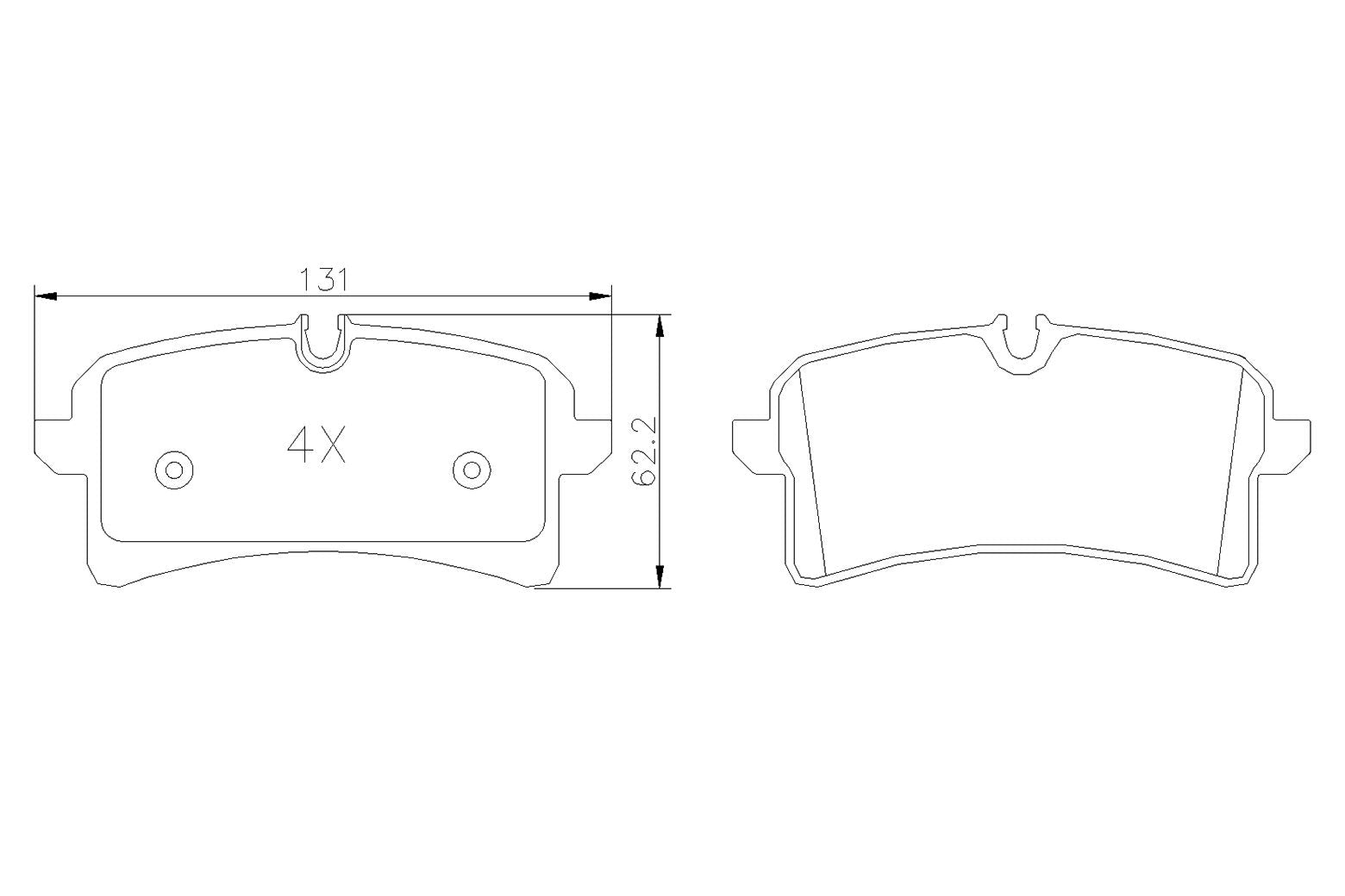 BOGAP A8210259 Brake Pad Set, Disc Brake | ML Performance Car Parts