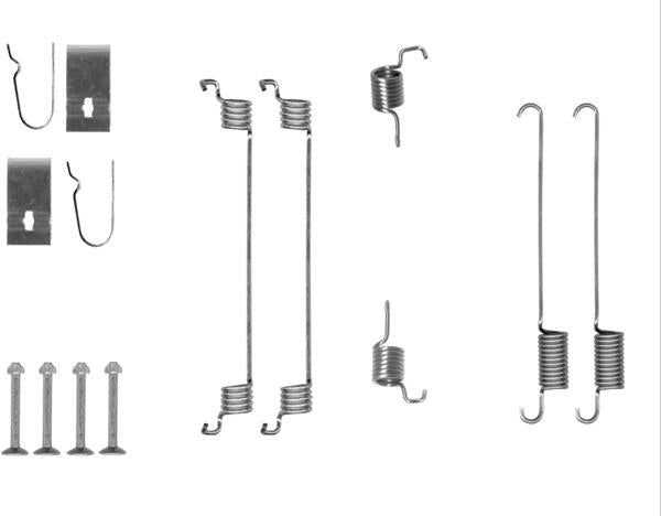 TEXTAR 97041200 Brake Shoe Fitting Kit