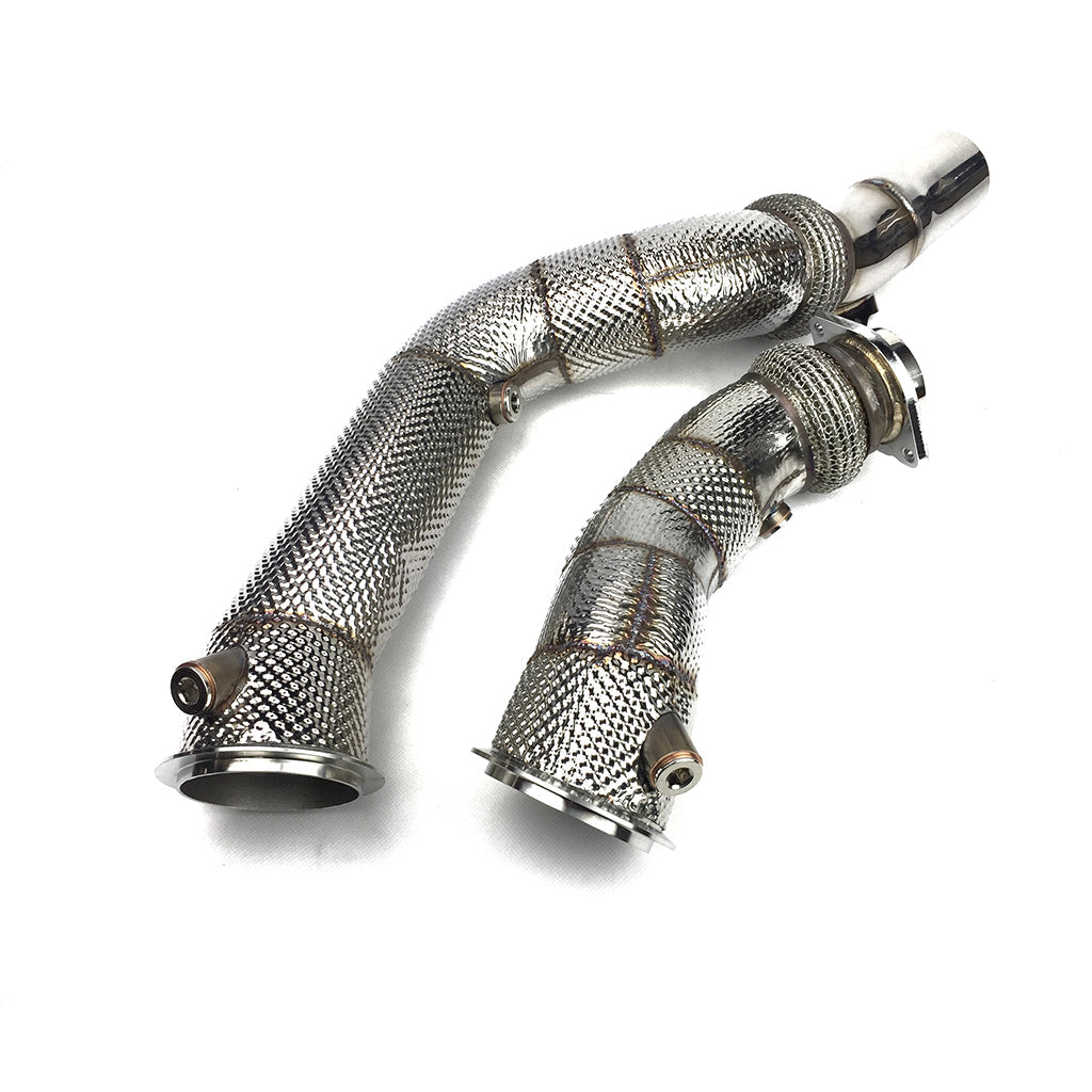 ARD 186631-01 CATLESS DOWNPIPE SET WITH HEAT SHIELD FOR BMW M3 (F80, F82) / M4 (F83)