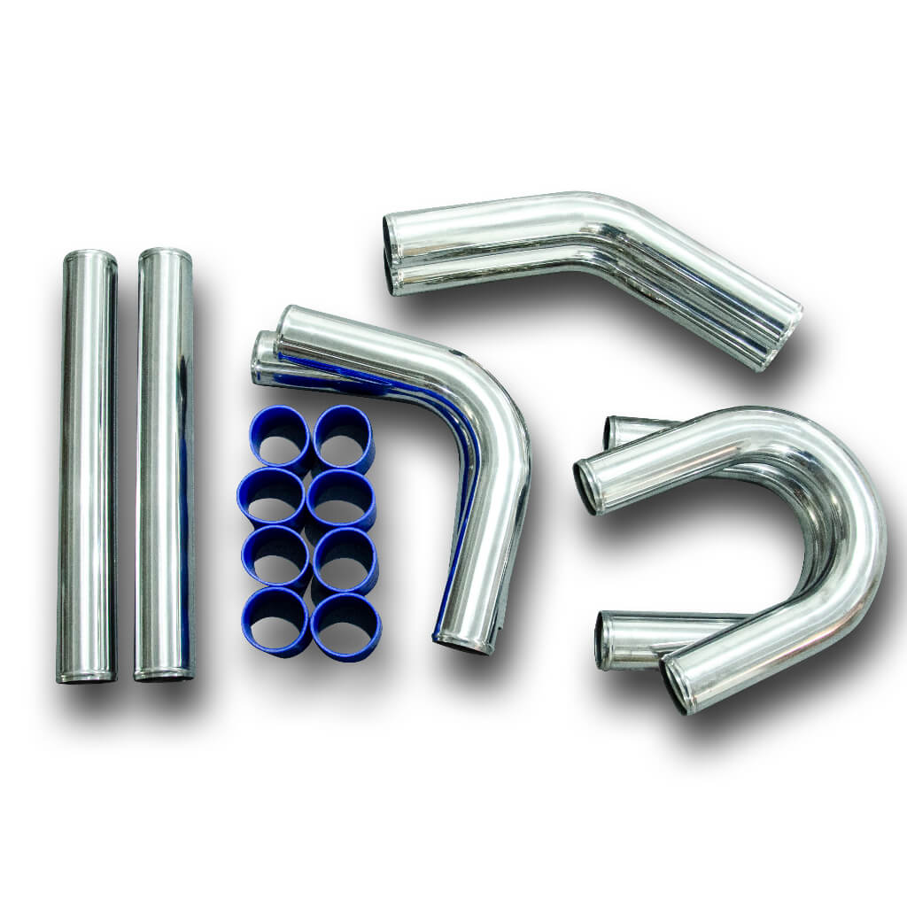 ARD 5592D ALUMINUM PIPES SET + SILICONE +CLAMPS (UNIVERSAL) 3"