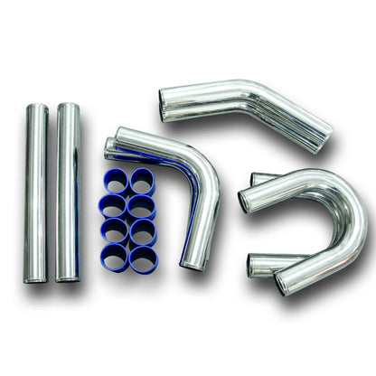 ARD 5592D ALUMINUM PIPES SET + SILICONE +CLAMPS (UNIVERSAL) 3"