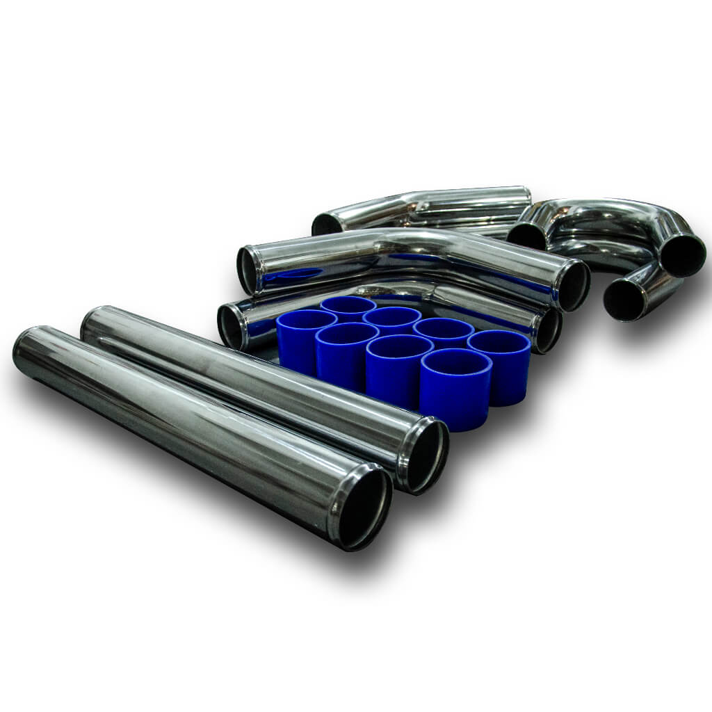 ARD 5592D ALUMINUM PIPES SET + SILICONE +CLAMPS (UNIVERSAL) 3"