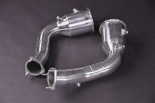 Capristo 02AU01903039 Audi RS6/7 (C8) + S5 (D5) 250 Cell Catted Downpipes (with OE OPF/GPF) 