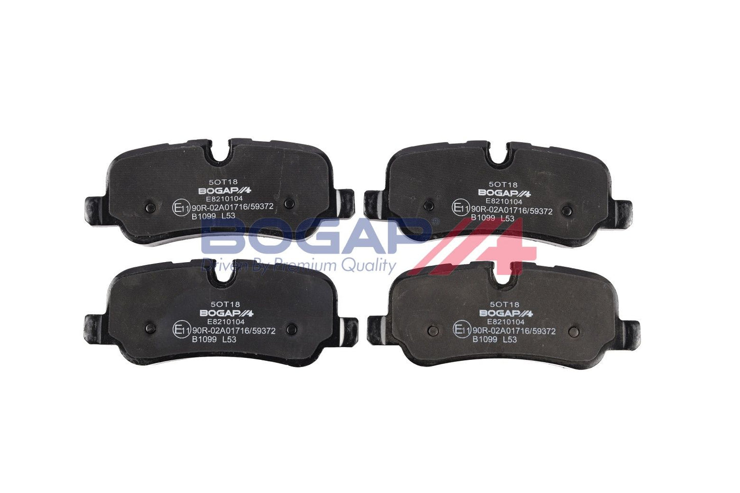 BOGAP E8210104 Brake Pad Set, Disc Brake | ML Performance Car Parts