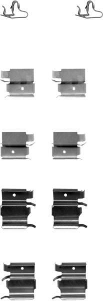 TEXTAR 82509500 Brake Pad Fitting Kit
