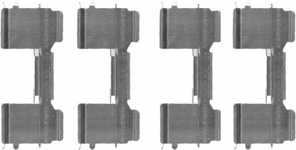TEXTAR 82073400 Brake Pad Fitting Kit