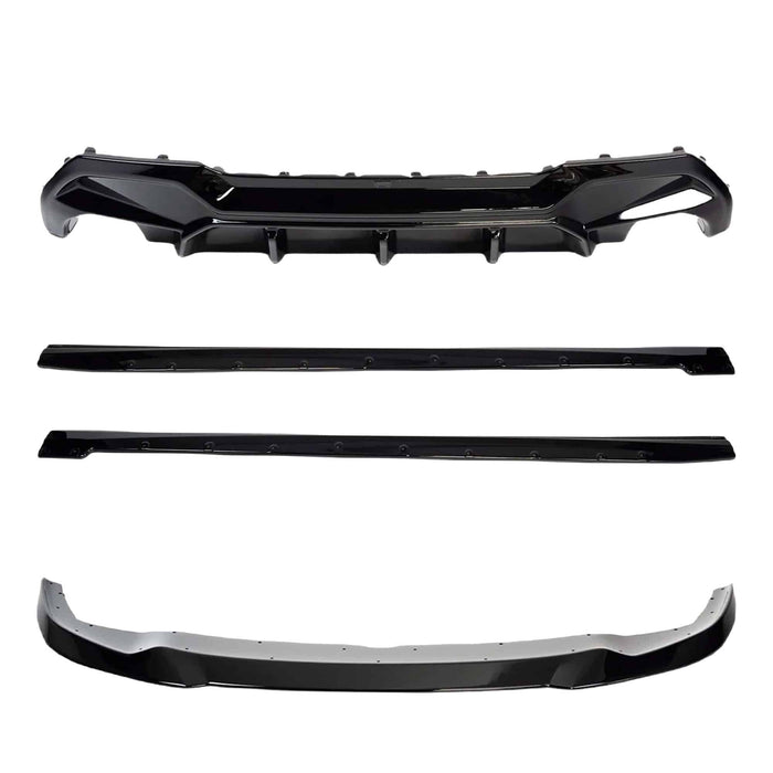 Zaero ZD-BF40BKGBSE BMW 1 SERIES 116I, 116D, 118I & 118I F40 EVO-1 GLOSS BLACK BODY KIT BY ZAERO (2019-2024)