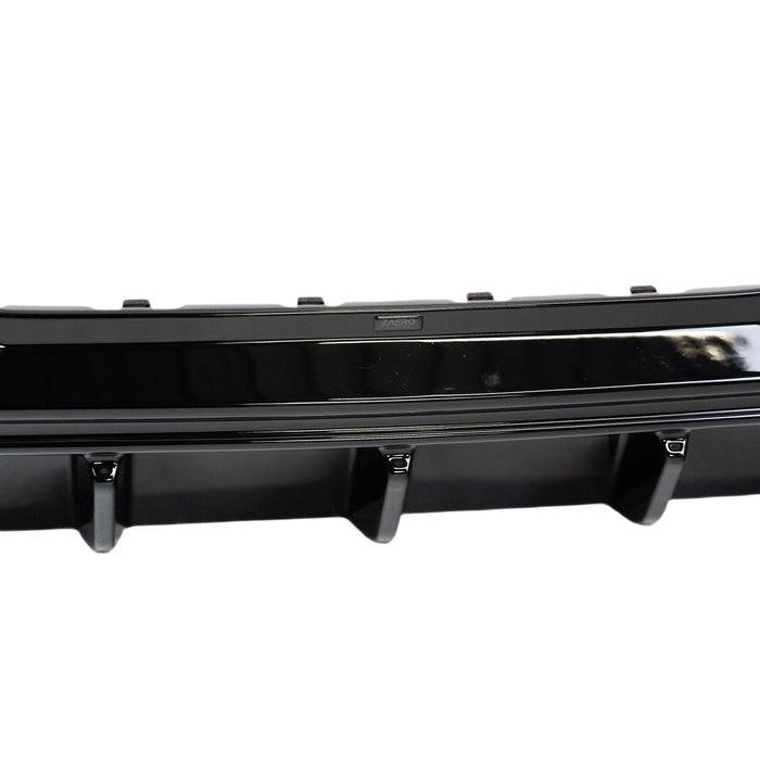 Zaero ZA-F4X-PRE-LCI-SE-DF BMW 1 SERIES 116I 116D 118I 118D F40 SINGLE EXIT EVO-1 GLOSS BLACK REAR DIFFUSER