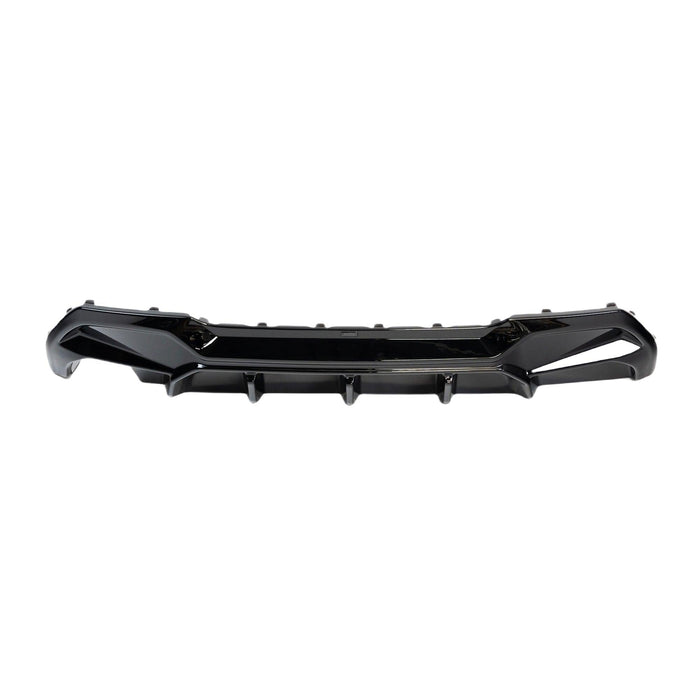 Zaero ZA-F4X-PRE-LCI-SE-DF BMW 1 SERIES 116I 116D 118I 118D F40 SINGLE EXIT EVO-1 GLOSS BLACK REAR DIFFUSER