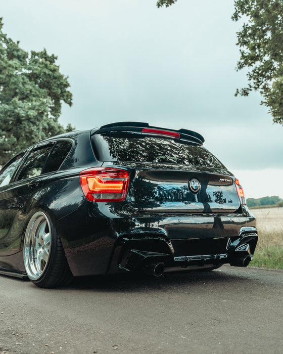 Zaero ZA-F2X-PRE-LCI-DF BMW 1 SERIES & M135I PRE-LCI F20 F21 EVO-1 GLOSS BLACK REAR DIFFUSER