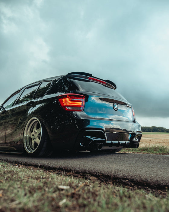 Zaero ZA-F2X-PRE-LCI-DF BMW 1 SERIES & M135I PRE-LCI F20 F21 EVO-1 GLOSS BLACK REAR DIFFUSER