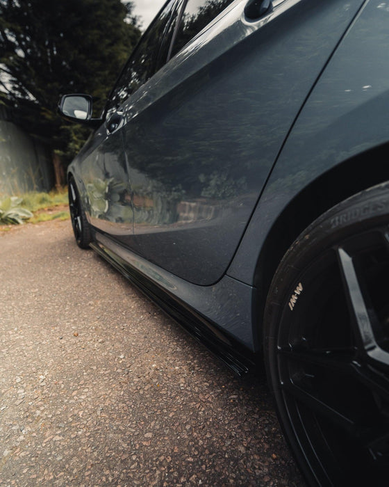 Zaero ZA-F4X-PRE-LCI-SW BMW 1 SERIES & M135I F40 EVO-1 GLOSS BLACK SIDE SKIRTS
