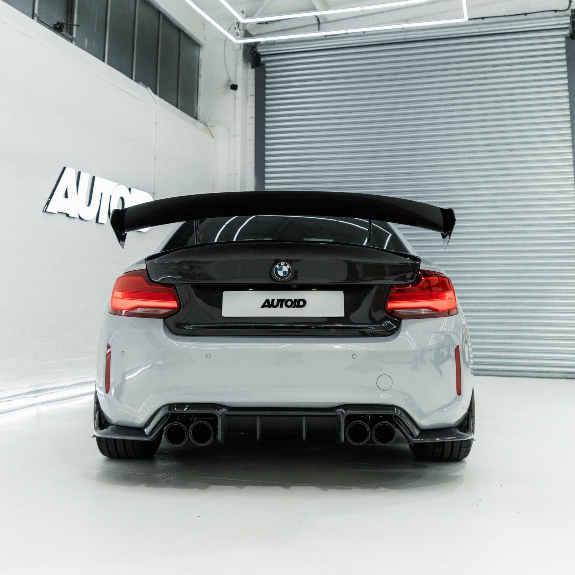Adro A14A30-1501 BMW 2 SERIES F22 & M2 F87 PRE-PREG CARBON FIBRE SWAN NECK AT-R1 REAR WING (2014-2021)