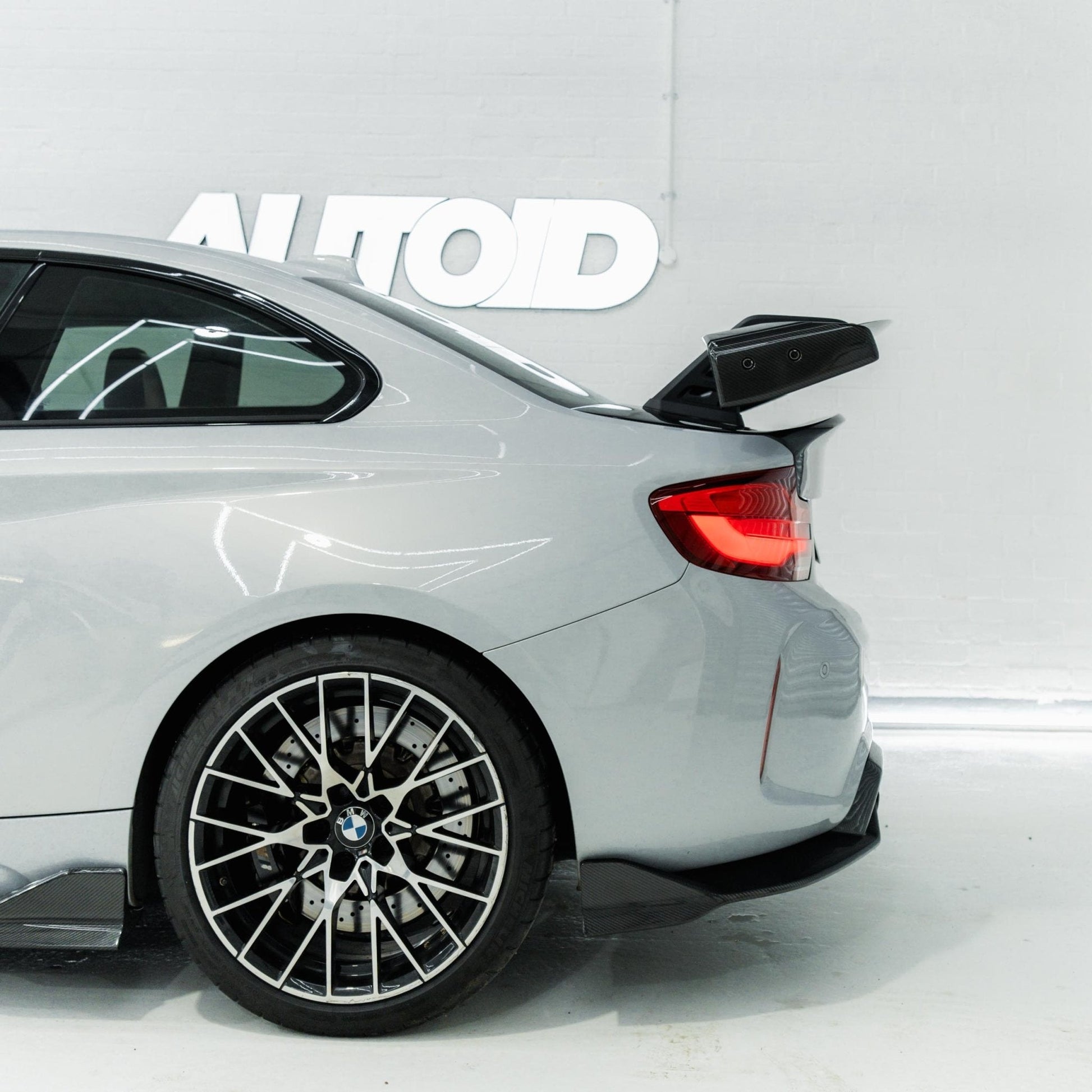 Adro A14A30-1501 BMW 2 SERIES F22 & M2 F87 PRE-PREG CARBON FIBRE SWAN NECK AT-R1 REAR WING (2014-2021)