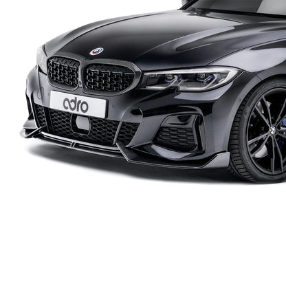 Adro A14A60-1201 BMW 3 SERIES M340I G20 G21 (PRE-LCI) CARBON FIBRE FRONT SPLITTER (2018-2022)