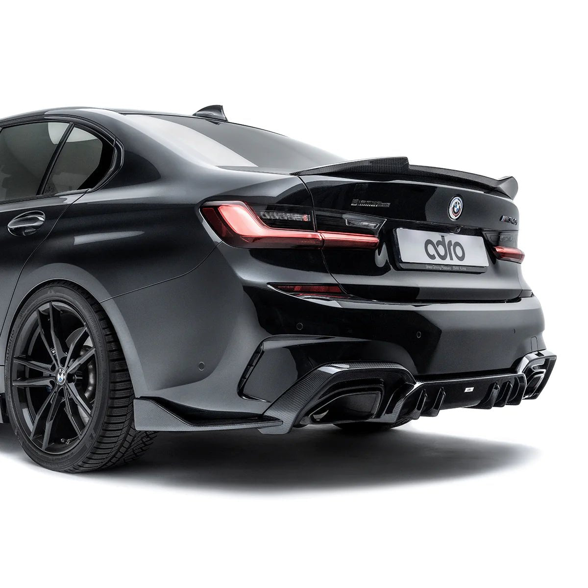 Adro A14A60-1301 BMW 3 SERIES M340I G20 (PRE-LCI) CARBON FIBRE REAR DIFFUSER (2018-2022)