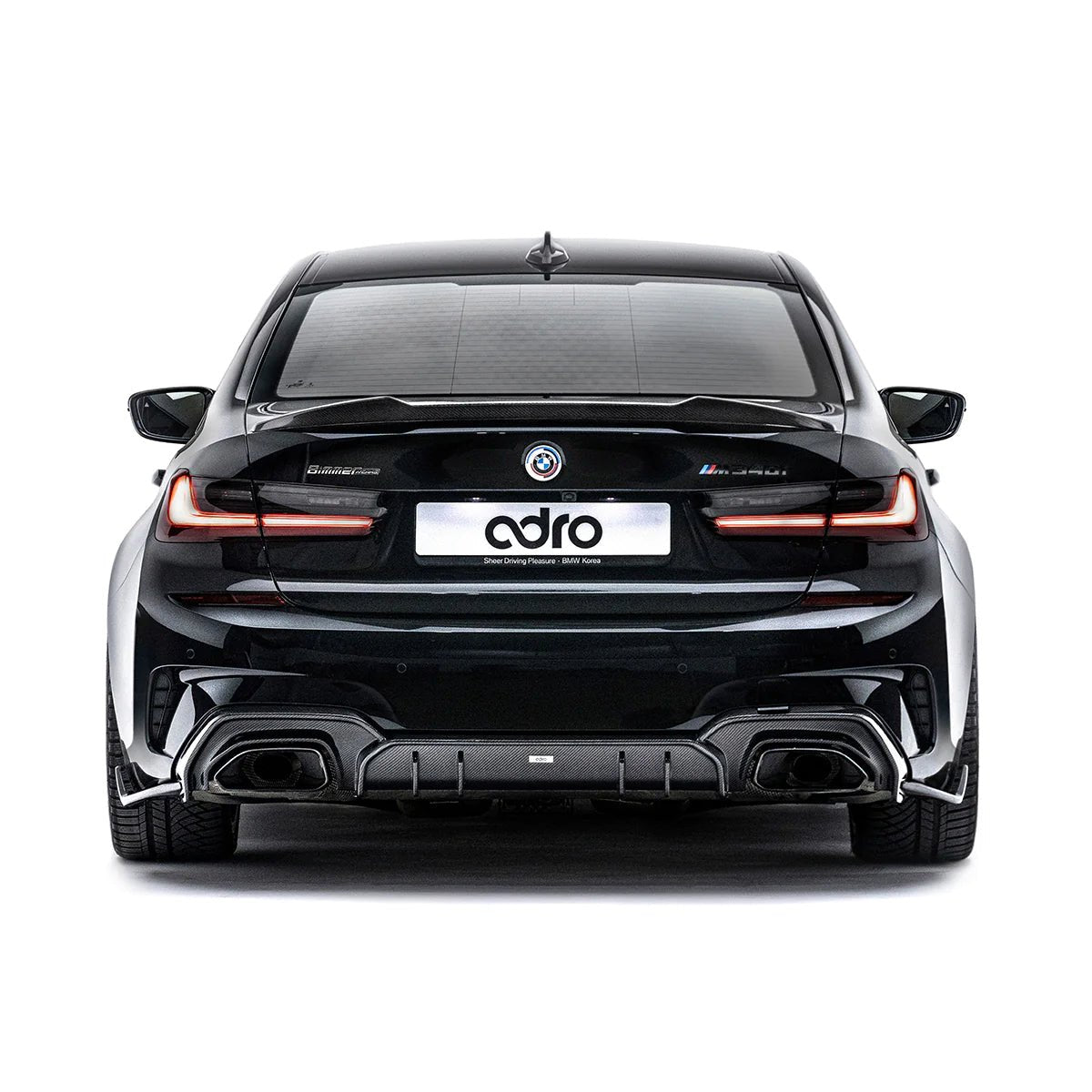Adro A14A60-1301 BMW 3 SERIES M340I G20 (PRE-LCI) CARBON FIBRE REAR DIFFUSER (2018-2022)