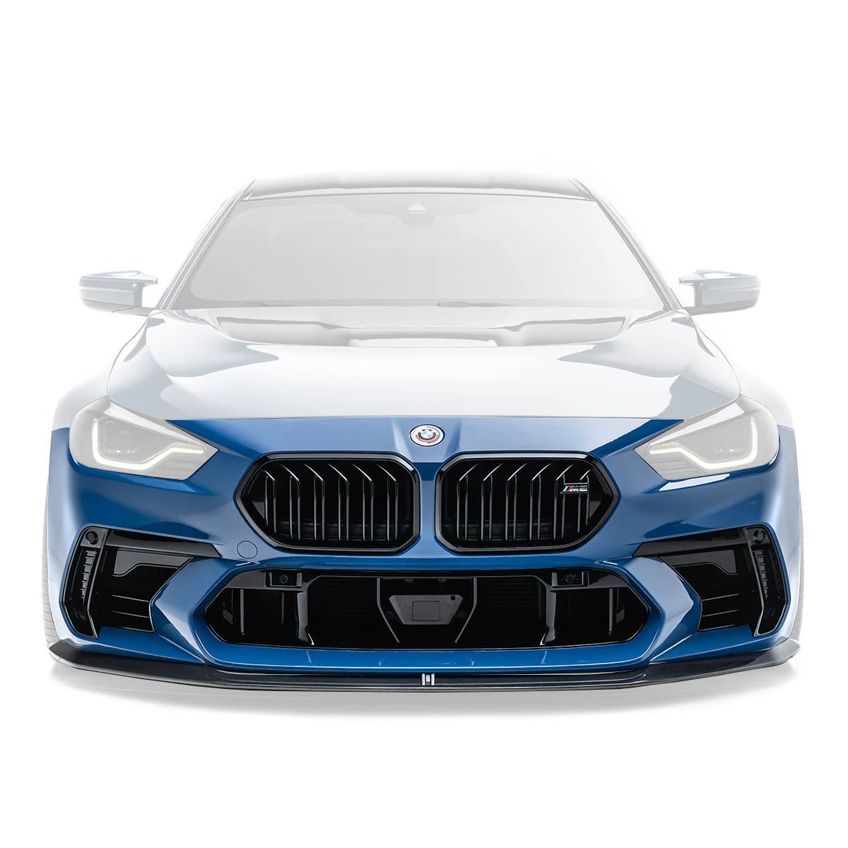 Adro A14A90-1202 BMW G87 M2 CARBON FIBRE V1 FRONT LIP FOR ADRO FRONT BUMPER