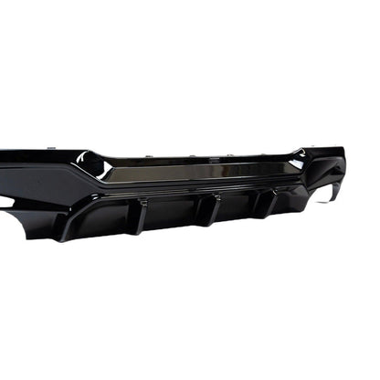 Zaero ZA-F4X-PRE-LCI-DE-DF BMW M135I 128TI 120D 120I DUAL EXIT F40 EVO-1 GLOSS BLACK REAR DIFFUSER