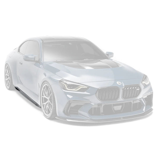 Adro A14A90-1402 BMW M2 G87 PRE-PREG CARBON FIBRE SIDE SKIRTS V2 (2023+)