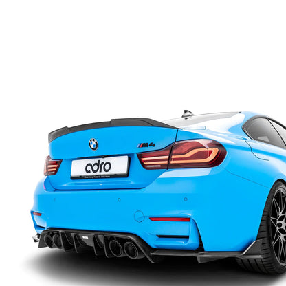 Adro A14A10-1301 BMW M3 F80 & M4 F82 F83 PRE-PREG CARBON FIBRE REAR DIFFUSER (2014-2020)