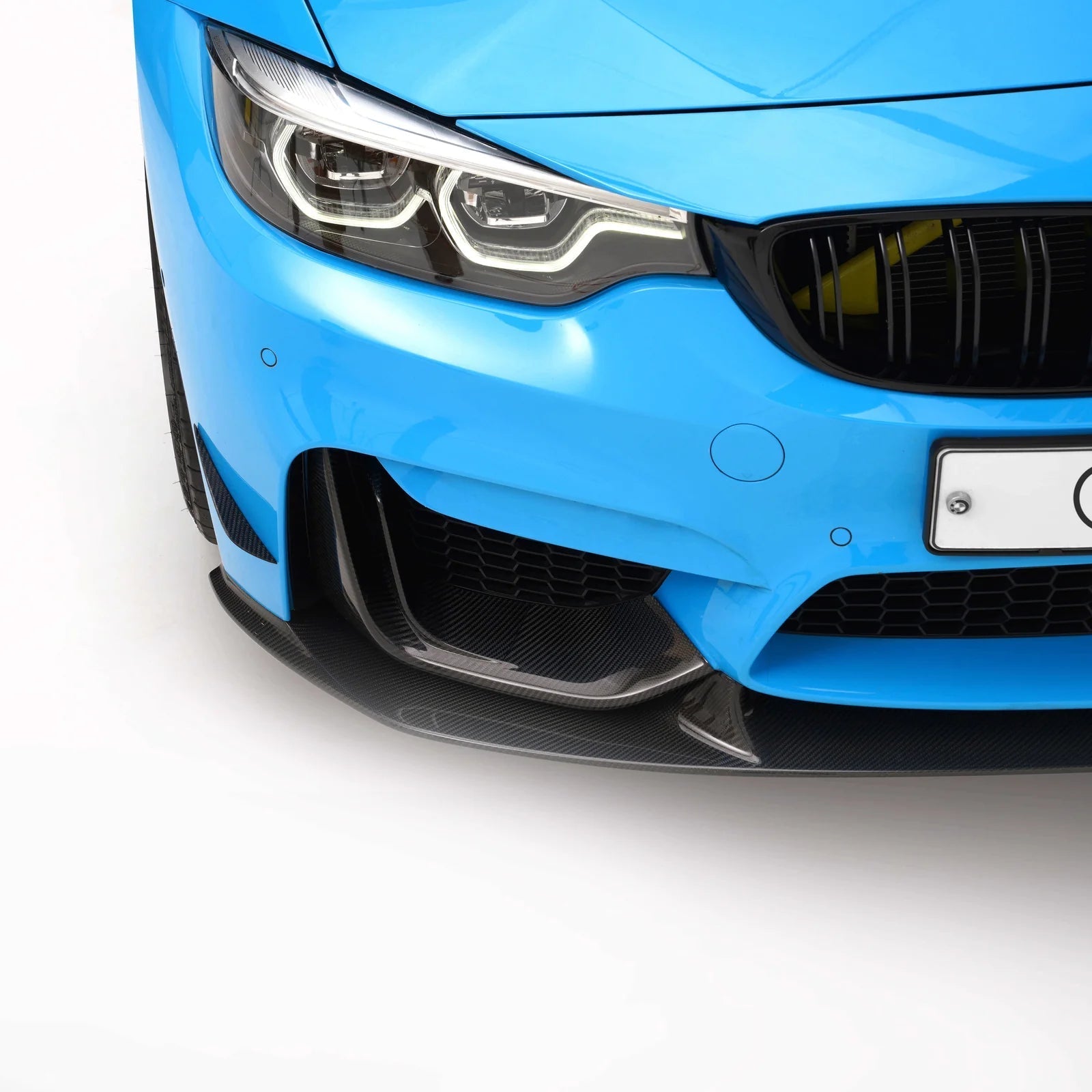 Adro A14A10-1601 BMW M3 F80 & M4 F82 PRE-PREG CARBON FIBRE FRONT BUMPER CANARDS (2014-2020)
