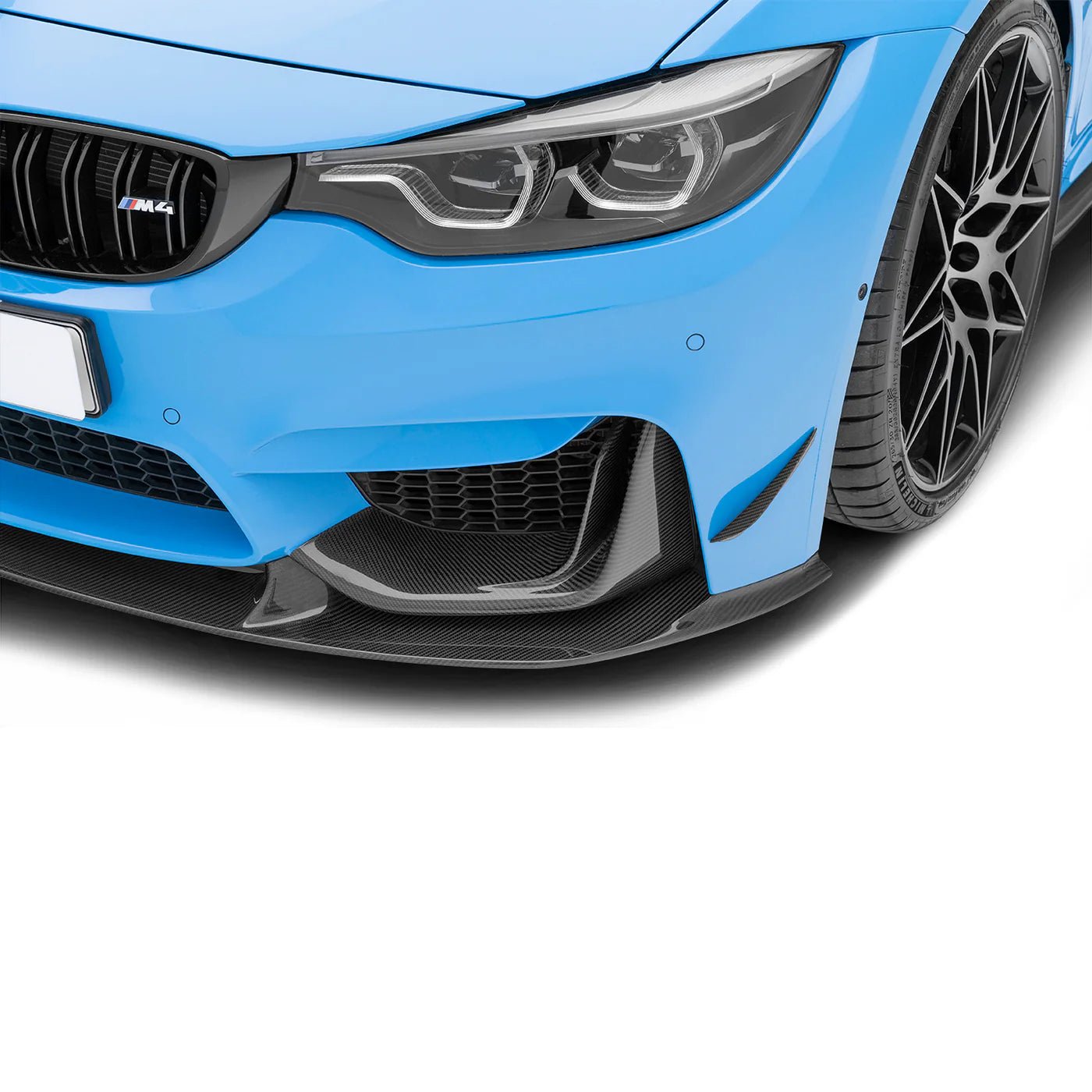 Adro A14A10-1601 BMW M3 F80 & M4 F82 PRE-PREG CARBON FIBRE FRONT BUMPER CANARDS (2014-2020)
