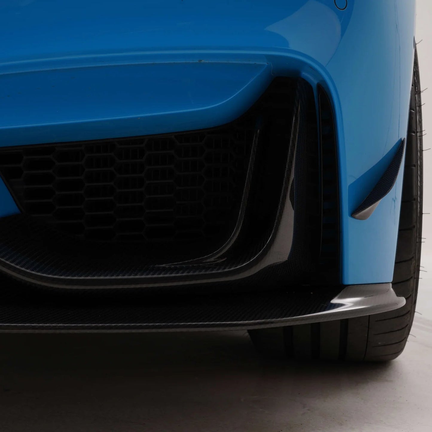 Adro A14A10-1601 BMW M3 F80 & M4 F82 PRE-PREG CARBON FIBRE FRONT BUMPER CANARDS (2014-2020)