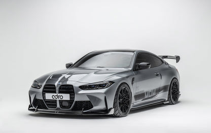 Adro A14A11-1202 BMW M3 G80 G81 & M4 G82 G83 DRY CARBON FIBRE FRONT SPLITTER (2021+)