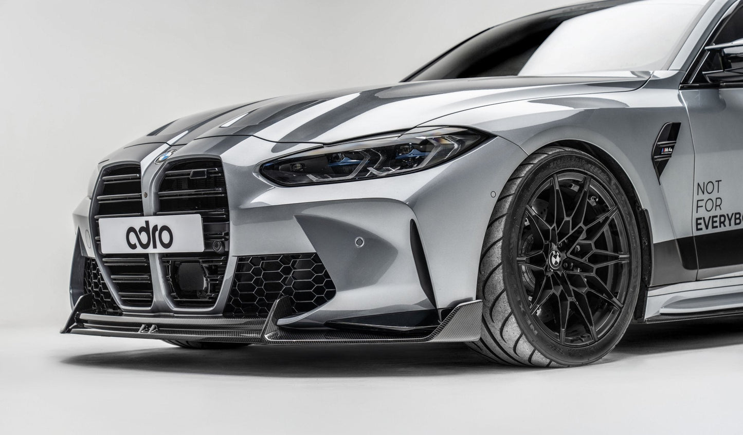 Adro A14A11-1202 BMW M3 G80 G81 & M4 G82 G83 DRY CARBON FIBRE FRONT SPLITTER (2021+)