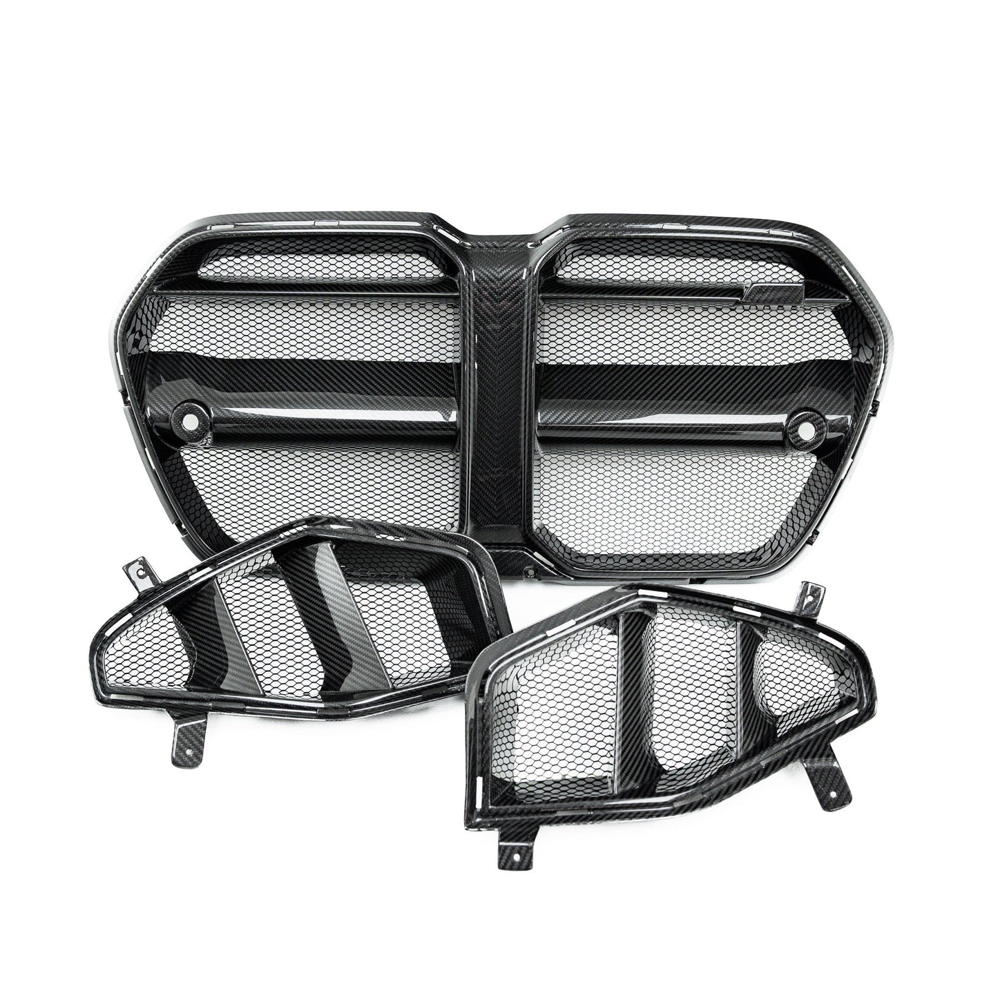 Adro BMW M3 G80 & M4 G82 PRE-PREG CARBON FIBRE FRONT GRILLES & FRONT DUCTS (2021+)