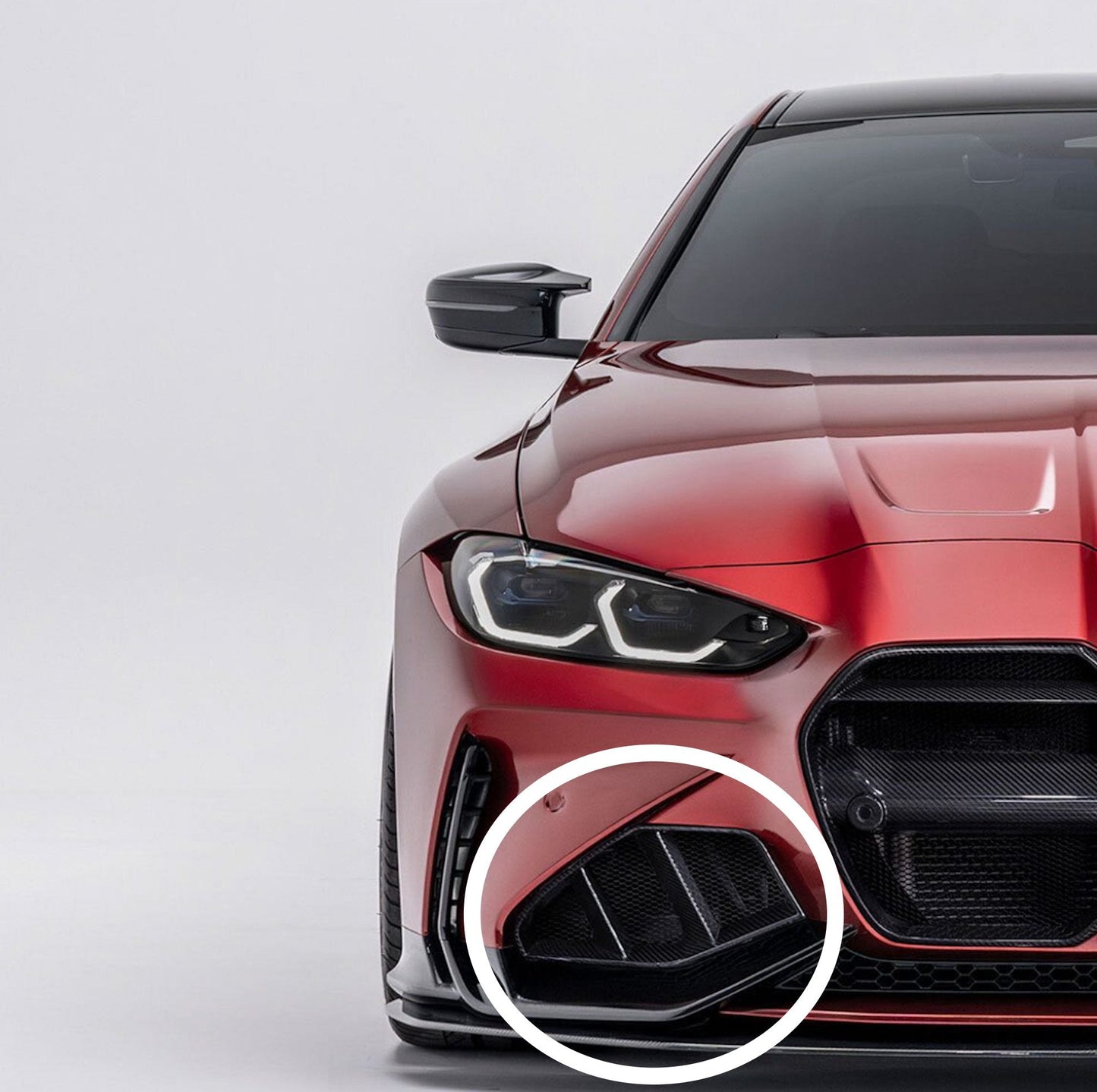 Adro BMW M3 G80 & M4 G82 PRE-PREG CARBON FIBRE FRONT GRILLES & FRONT DUCTS (2021+)