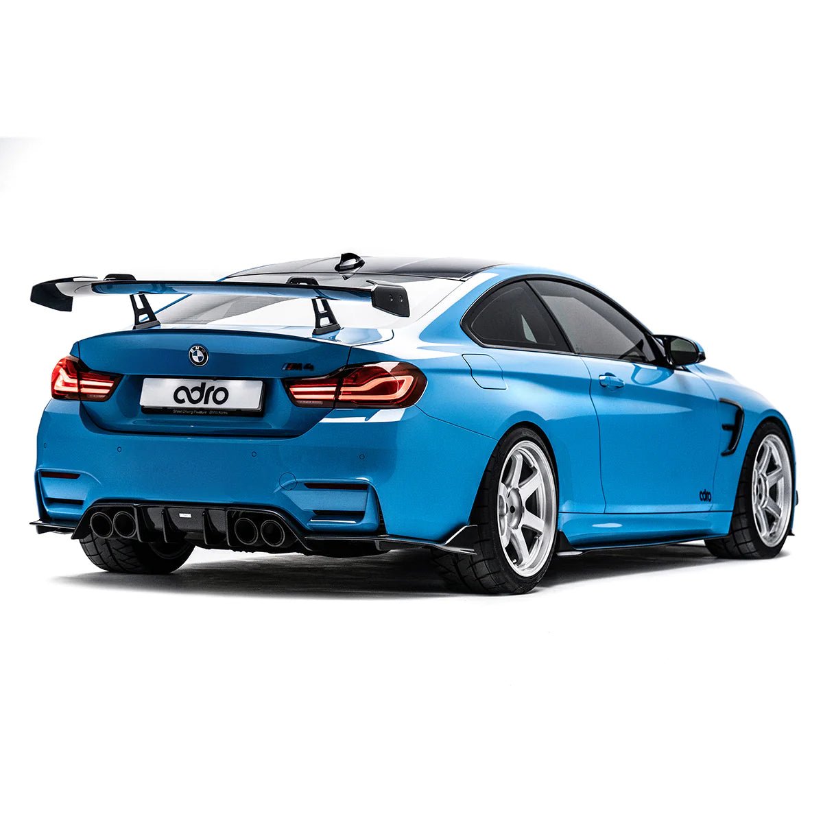 Adro A14A10-1511 BMW M4 F82 PRE-PREG CARBON FIBRE AT-R SWAN NECK GT REAR WING (2014-2020)
