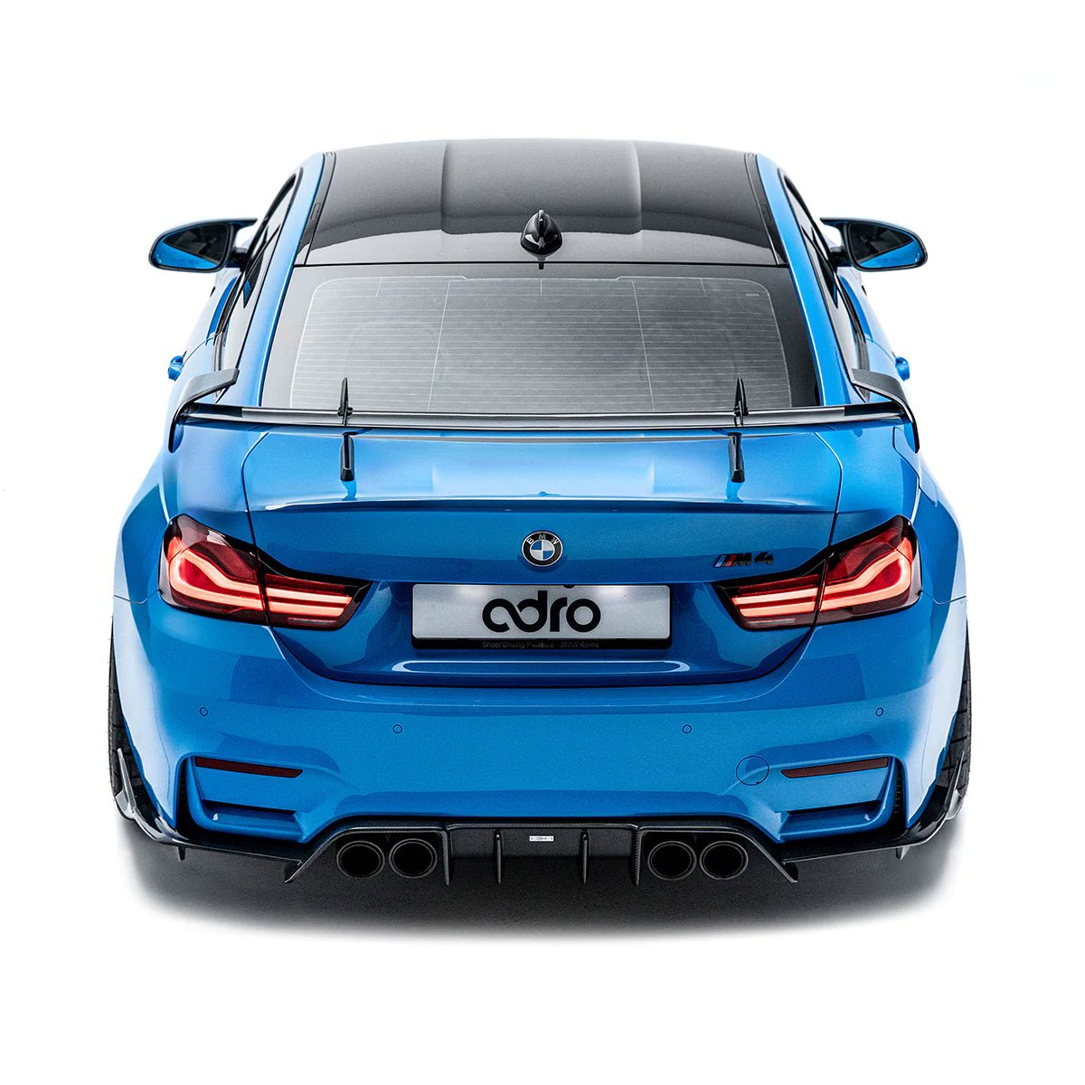 Adro A14A10-1511 BMW M4 F82 PRE-PREG CARBON FIBRE AT-R SWAN NECK GT REAR WING (2014-2020)