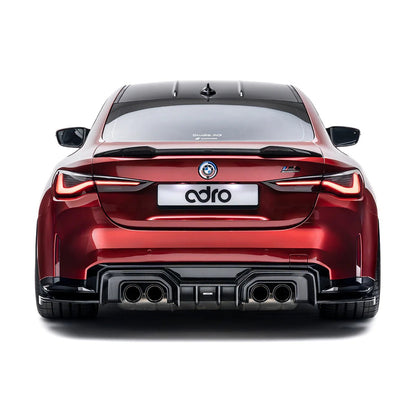 Adro A14A40-1502 BMW 4 SERIES G22 & M4 G82 DRY CARBON FIBRE REAR TRUNK LIP SPOILER (2020+)