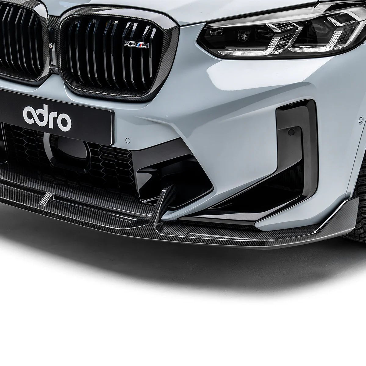 Adro A14AB10-1201 BMW X3M LCI F97 PRE-PREG CARBON FIBRE FRONT SPLITTER (2022+)