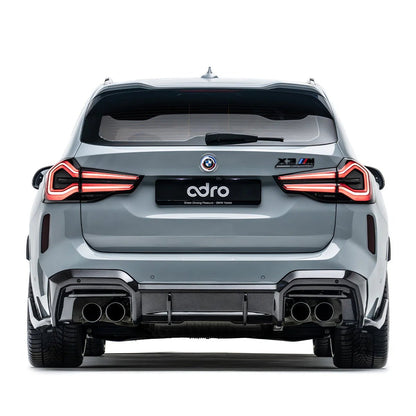 Adro A14AB10-1301 BMW X3M LCI F97 PRE-PREG CARBON FIBRE REAR DIFFUSER (2022+)