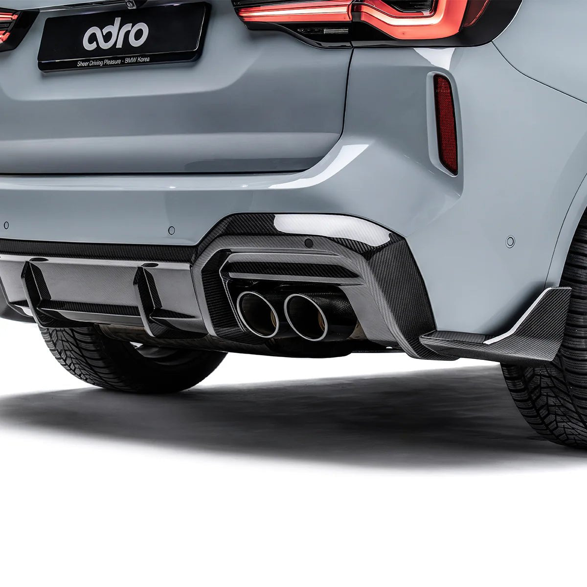 Adro A14AB10-1301 BMW X3M LCI F97 PRE-PREG CARBON FIBRE REAR DIFFUSER (2022+)
