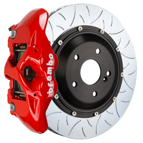 Brembo 2S-.9001A 4-Piston Cast Monobloc Calipers  380x28mm (15'') 2-Piece Discs Brake Disc (Rear)