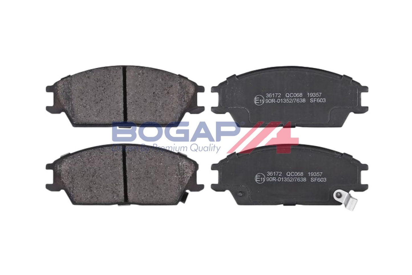 BOGAP Y8210278 Brake Pad Set, Disc Brake | ML Performance Car Parts