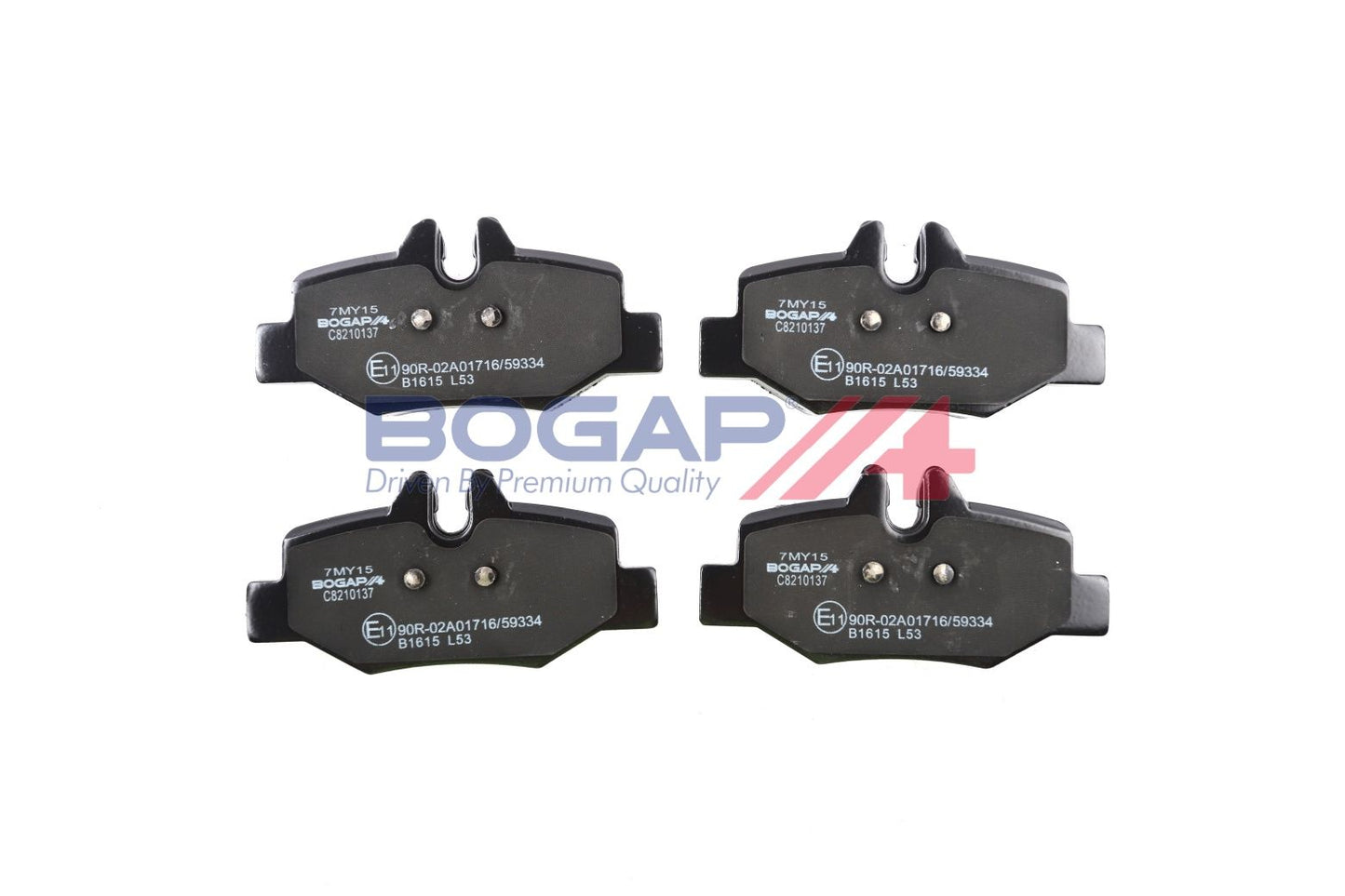 BOGAP C8210137 Brake Pad Set, Disc Brake | ML Performance Car Parts