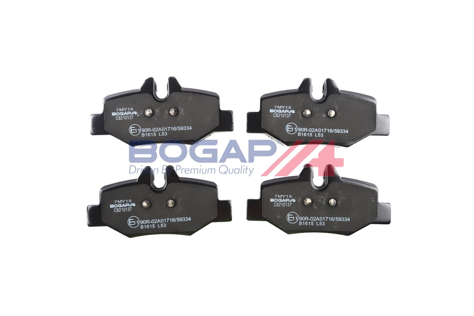 BOGAP C8210137 Brake Pad Set, Disc Brake | ML Performance Car Parts