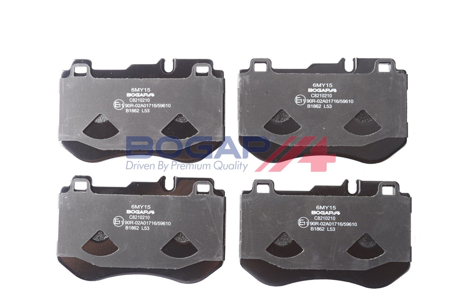 BOGAP C8210210 Brake Pad Set, Disc Brake | ML Performance Car Parts